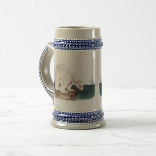 J.W. Audubon - Ursus Maritimus (Polar Bear) ビールジョッキ (正面左)