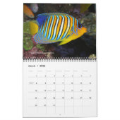 J.W.Marine Angelfishs Wall Calendar父親 カレンダー (3月 2026)