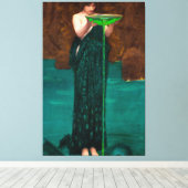 J. W. WATERHOUSE - CIRCE INVIDIOSA - 1892 - キャンバスプリント (インサイチュ (ウッドフロア))