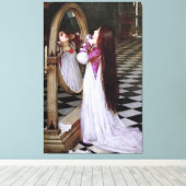 J. W. WATERHOUSE - MARIANA IN THE SOUTH - 1897 - キャンバスプリント (インサイチュ (ウッドフロア))