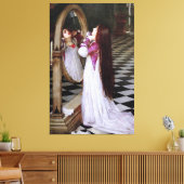 J. W. WATERHOUSE - MARIANA IN THE SOUTH - 1897 - キャンバスプリント (インサイチュ (リビング))