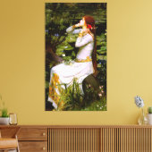 J. W. WATERHOUSE - OPHELIA - 1894 - Pre-Raphaelite キャンバスプリント (インサイチュ (リビング))