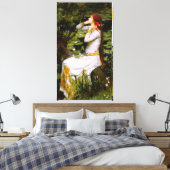 J. W. WATERHOUSE - OPHELIA - 1894 - Pre-Raphaelite キャンバスプリント (インサイチュ (寝室))