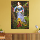 J. W. WATERHOUSE - OPHELIA - 1910 - Pre-Raphaelite キャンバスプリント (インサイチュ (リビング))