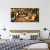 J. WATERHOUSE - A NAIAD (Hylas with a Nymph) 1893 キャンバスプリント (インサイチュ (寝室))