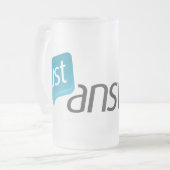 JAによって曇らされるマグ フロストグラスビールジョッキ (正面左)