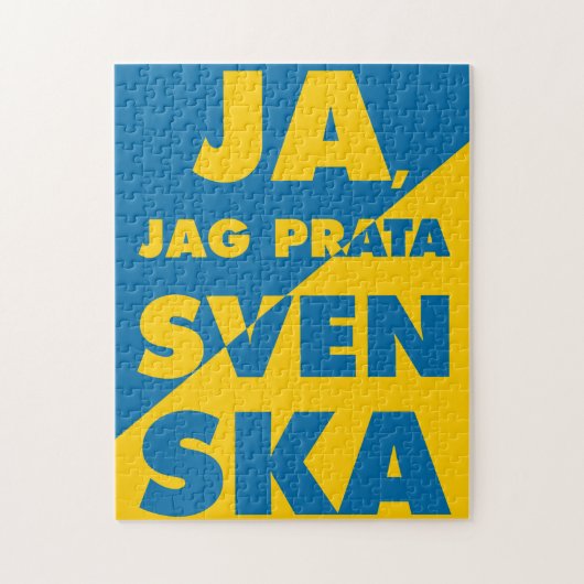Ja、Jag Prata Svenska、Yesiスウェーデ話ンシ ジグソーパズル (縦)