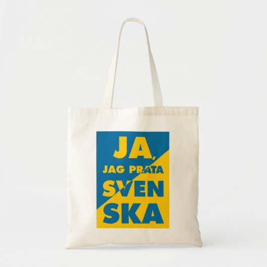 Ja、Jag Prata Svenska、Yesiスウェーデ話ンシ トートバッグ (正面)