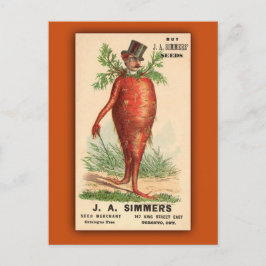 JA Simmers Seeds Vintage Ad ポストカード