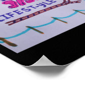 Jaaライフスタイル会社ロゴパンティング ポスター (角)