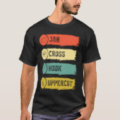 Jab Cross Hook Uppercut 1 Tシャツ (正面)