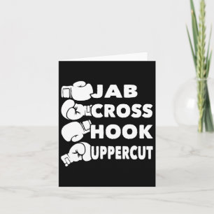 Jab Cross Hook Uppercut - Lover Gym Boxer Kボクシング カード