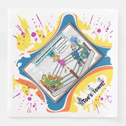 Jab Jab Uppercut | Encouragement Dinner Napkin (正面)