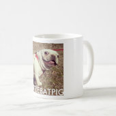 "Jabba白いセイウチ"のマグ コーヒーマグカップ (正面右)