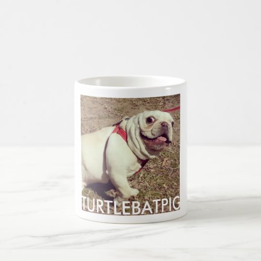 "Jabba白いセイウチ"のマグ コーヒーマグカップ (中央)