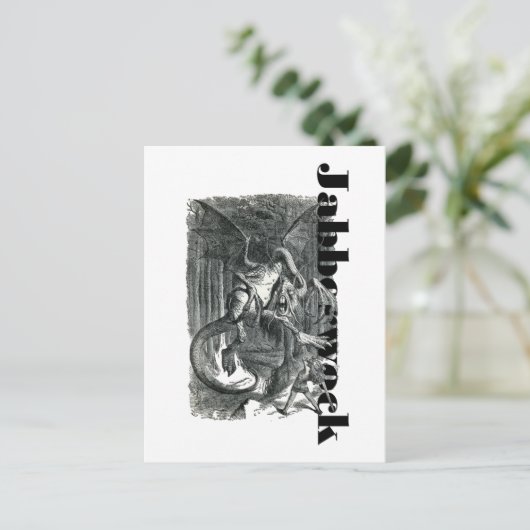 Jabberwockはがき ポストカード (スタンド正面)