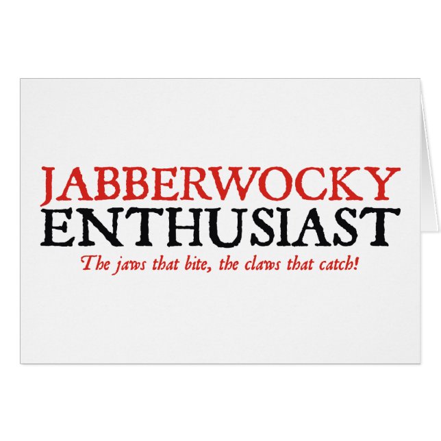 Jabberwockyの熱狂者 (正面横)