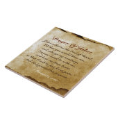 Jabezの祈りの言葉、聖書の詩、1は4:10を記録します タイル (側面)