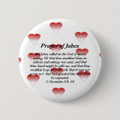 Jabezボタンの祈りの言葉 缶バッジ (正面)