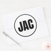 JAC – ジャクソンホールクラシックラウンドステッカー ラウンドシール (封筒)