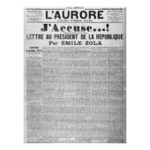 J'accuse光沢ポスター ポスター (正面)