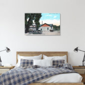 Jacinto CreameryWillowsの外観(カリフォルニア州) キャンバスプリント (インサイチュ (寝室))