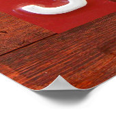 JACKライセンスプレートレタリング名署名ポスター ポスター (角)