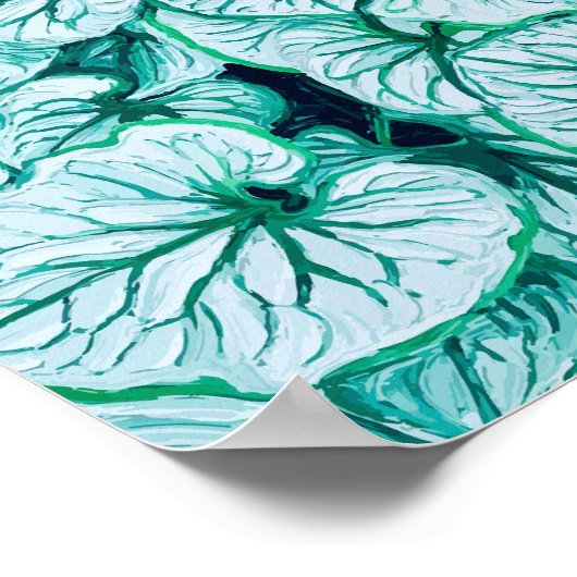 Jack Frost Leaves After Van Gogh ポスター (角)