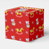 Jack-in-the-Box – おもちゃ伝統的(原色) フェイバーボックス (正面サイド)