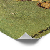 Jack & Jill Fell Down The Hill Nursery Rhyme Print ポスター (角)