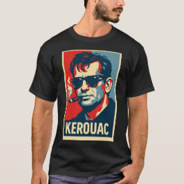 Jack Kerouac Rebel Portrait Tシャツ