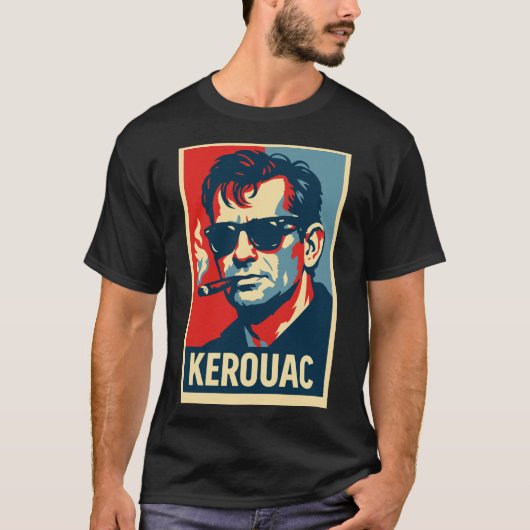 Jack Kerouac Rebel Portrait Tシャツ (正面)