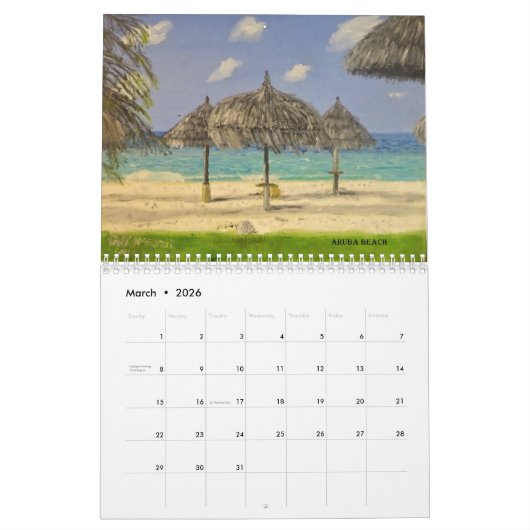 Jack Mckenzie Art 2022 Calendar カレンダー (3月 2026)