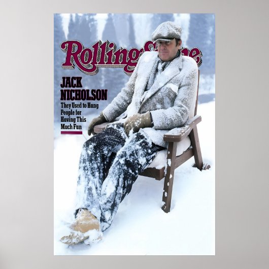 Jack Nicholson 1981 Rolling Stone Magazine Cover ポスター (正面)