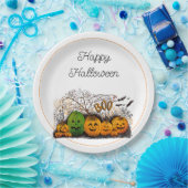 Jack-O-Lanternラインアップ ペーパープレート (パーティー)