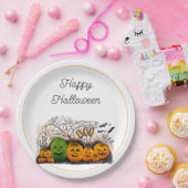 Jack-O-Lanternラインアップ ペーパープレート (パーティー)