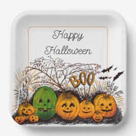 Jack-O-Lanternラインアップ ペーパープレート