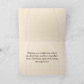 Jack-O-Lantern顔間抜け(Tooth Halloween Card付) カード (内部)