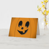 Jack-O-Lantern顔間抜け(Tooth Halloween Card付) カード (黄色い花)
