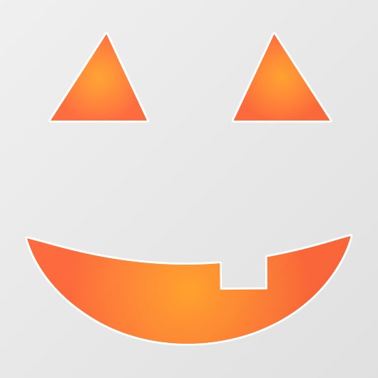 Jack o' lantern ウィンドウサイン (シート)