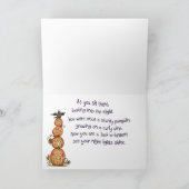 Jack-o-lantern – グリーティングカード (内部)