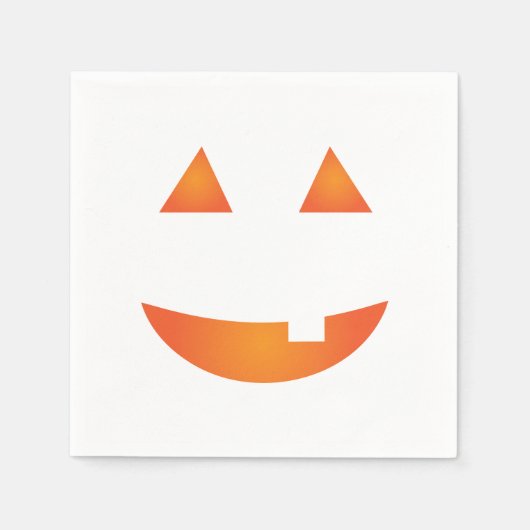 Jack o' lantern スタンダードカクテルナプキン (正面)