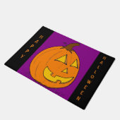 Jack o' Lantern "ハッピーハローウィン"季節の表現 ドアマット (アングル)
