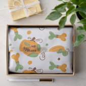 Jack-o-Lantern & Bones Spooky Halloween  薄葉紙 (ギフト)