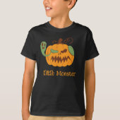 Jack-o'-Lantern & Bones Spooky Halloween Tシャツ (正面)