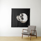 Jack O Lantern Cranium Halloween Gothic タペストリー (インサイチュ(横))