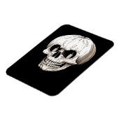 Jack O Lantern Cranium Halloween Gothic マグネット (左側)