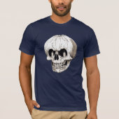 Jack O Lantern Cranium Halloween Gothic Tシャツ (正面)