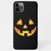 Jack O Lantern Creepy Pumpkin Face Halloween Case-Mate iPhoneケース (裏面)