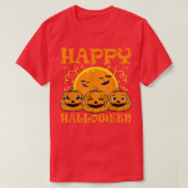 Jack O Lantern Face Happy Halloween Pumpkins Men W Tシャツ (デザイン正面)